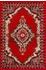 Vimoda Teppich Orientalisch Muster kurzflor KlassischBeige Rot 240x340 cm