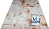 Luxor Living In- und Outdoorteppich Grau Rostfarben 160x230 cm faltbar