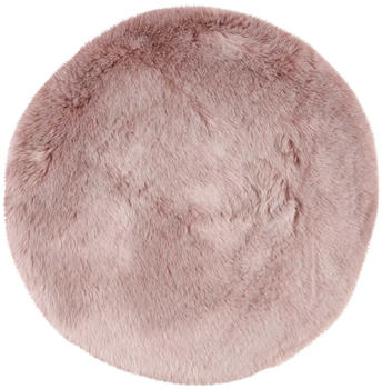 Obsession MonTapis Faux fur Powderpink round (80cm round )
