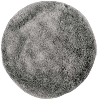 Obsession MonTapis Faux fur silver round (80cm round )
