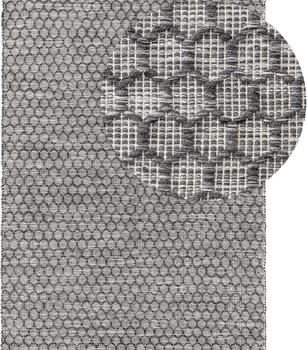 Benuta Teppich aus recyceltem Material Mimpi Dunkelgrau 120x170 cm