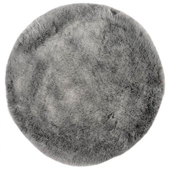 Obsession MonTapis Faux fur silver round (160cm round )