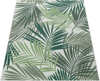 Paco Home In- & Outdoor Teppich Jungel Palmen Design 240x340 cm grün
