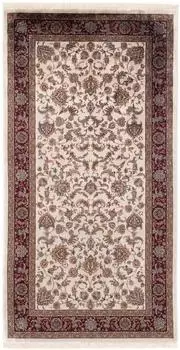 OCI Die Teppichmarke Teppich SILK LINE ALLOVER (240x290 cm) Creme-rot