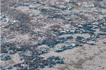 OCI Die Teppichmarke Teppich SPACE Life (80x150 cm) Grau-petrol