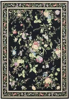 Theko Teppich FLOMI (240x330 cm) schwarz