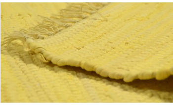 Theko Teppich HAPPY COTTON gelb (BT 90x160 cm) gelb