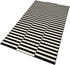 Hanse Home Designer Velours Teppich Panel Schwarz Creme 102408, 80x150 cm