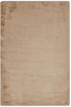 Luxor Living Fellteppich Eckig 160x230 cm Taupe besonders weicher Hochflor