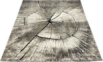 Merinos Teppich Naturfarben 160x230 cm Holzoptik