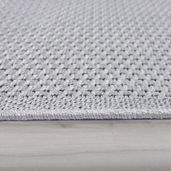 Paco Home In- & Outdoor Teppich, Terrasse Balkon, Uni Mit Struktur 200x350 cm