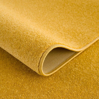 Sanat Hali Teppich UNI 9506 YELLOW 150x150 Rund