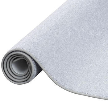 Snapstyle Luxus Soft Velours Teppich Shine Silber Grau 160x200 cm