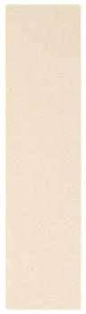 Snapstyle Natur Teppich Läufer Wolle Berber Wollweiss, 80x160 cm