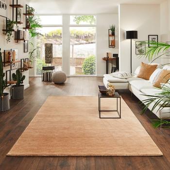Steffensmeier Teppich Jaipur Wolle, Sand, 250x300 cm Kurzflor Teppich
