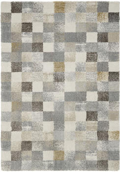 OCI Die Teppichmarke Teppich NEW VILLA SQUARES (200x200 cm) grau#creme