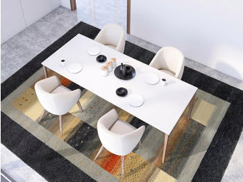 OCI Die Teppichmarke Teppich INTENSE SONA (250x350 cm) grau