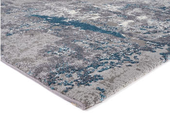 OCI Die Teppichmarke Teppich SPACE (80x200 cm) Grau-petrol