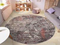 OCI DIE TEPPICHMARKE Teppich "JUWEL LIRAY" rund 20 mm H&ouml;he Kurzflor, Wohnzimmer,