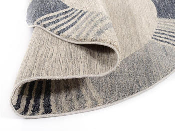 OCI Die Teppichmarke Teppich FRISCO (D 120 cm) Grau-blau