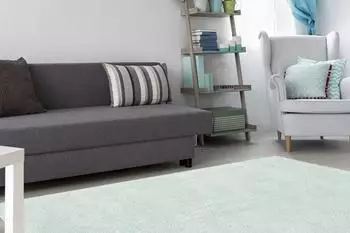 Kayoom Teppich Bali 110 Puderblau - wei&szlig; (16KRX-120-170)