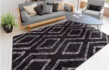 Kayoom Maybelle 200 Anthrazit 120cmx170cm (OTIZI-120-170)