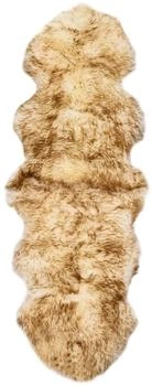 vidaXL Schaffell-Teppich 60×180 cm Braun Mélange (283882)