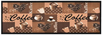 vidaXL Küchenteppich Kaffee Braun 60x300 cm