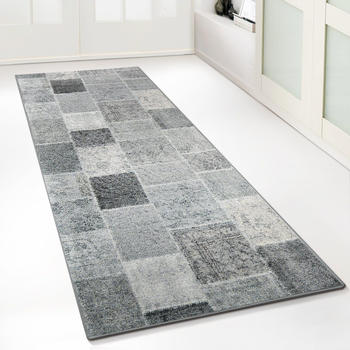 Floordirekt Teppich-Läufer auf Maß Monsano Anthrazit 80x500 cm