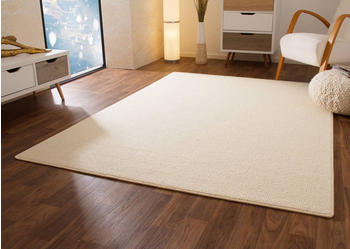 Steffensmeier Modern Berber Teppich Sydney, Wollteppich Weiß, Wollsiegel Qualität, 160x230 cm