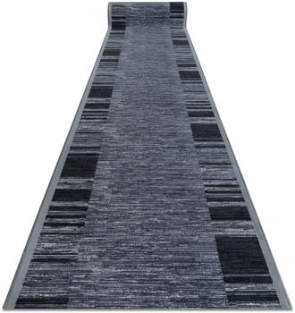 BestenTeppicheDe Läufer Antirutsch ADAGIO grau Grau 80x220 cm
