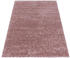 CarpetSale24 Wohnzimmer Hochflor Teppich Shaggy Unier Polypropylen, Rosa-3, 240x340 cm