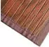 Floordirekt Bambus-Teppich Bambusmatte mit Stoffrahmen Magenta 160x230 cm Braun
