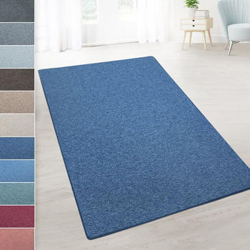 Floordirekt Teppich-Läufer auf Maß London Dunkelblau 84 100x500 cm