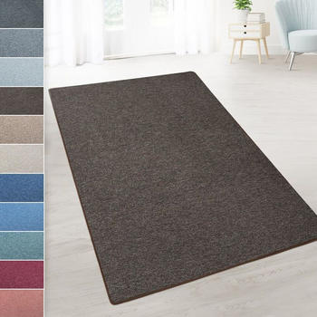 Floordirekt Teppich-L&auml;ufer auf Ma&szlig; London Dunkelbraun 91 100x500 cm