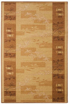 Floordirekt Teppich-Läufer auf Maß gekettelt Akzent beige 67x300 cm