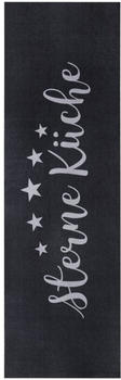 Hanse Home Sterne Küche 50x150cm schwarz/grau