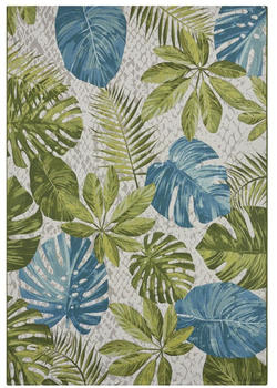 Hanse Home In- & Outdoor Tropical Leaves 120x180 cm grün