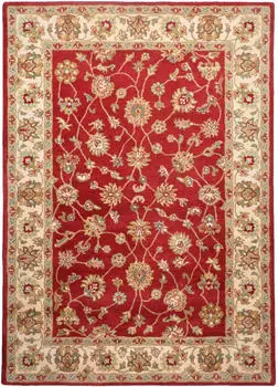 Theko Wollteppich Royal Ziegler 503 60x90 cm rot