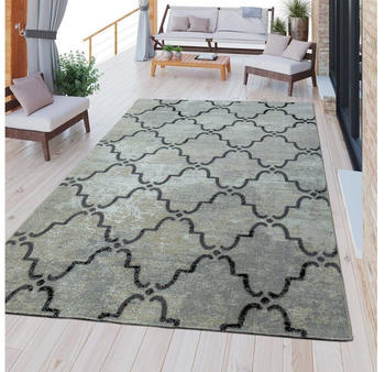 TT Home In- & Outdoorteppich 80x150 cm grau