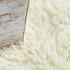 TT Home Teppich Hochflor Langflor Soft Modernes Unies Design 120 cm Rund