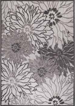 Sanat Hali Outdoor FLORAL grau 120x170 cm