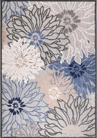 Sanat Teppich "Floral 2 Outdoor" rechteckig 6 mm H&ouml;he In- und Outdoor geeignet,
