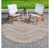Sanat Hali Outdoor MELISSA braun 120x120 cm