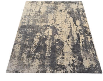 Musterring WAVE ARTE Microfaser Garn grau/creme 170x240x0,9 cm