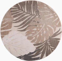 Sanat Teppich "Floral Outdoor" rund 6 mm H&ouml;he In- und Outdoor geeignet,...