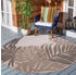 Sanat Hali Outdoor FLORAL beige 120x120 cm