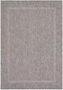 Teppium Outdoor-Teppich 120x170 cm Sisal grau