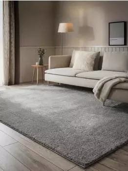 Benuta Hochflorteppich Soda Grau 80x150 cm
