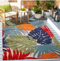 Sanat Teppich "Floral Outdoor, auch als L&auml;ufer und Rund" rechteckig 6 mm H&ouml;he...